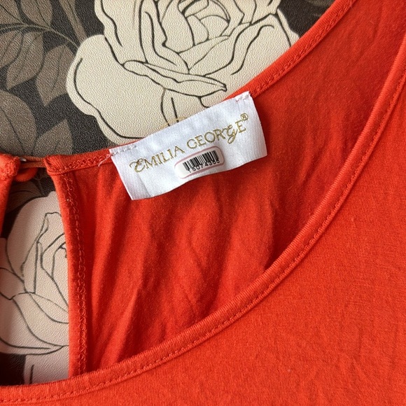 Emilia George Hazel Maternity Jumper in orange size large - Picture 8 of 8